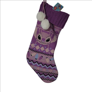 LILO AND STITCH Angel Christmas Stocking NWT